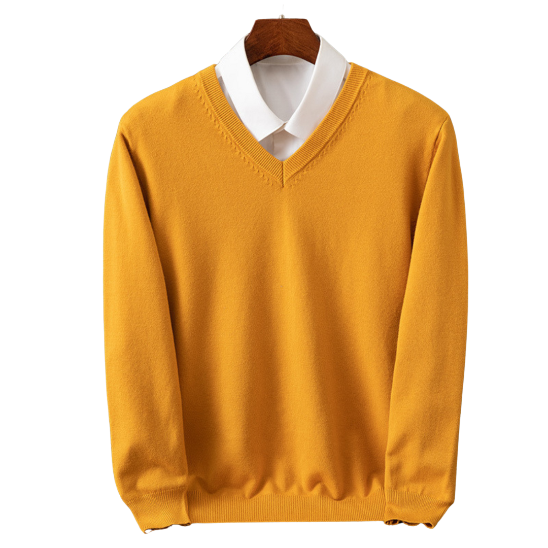 Pánsky V-Neck Pulóver