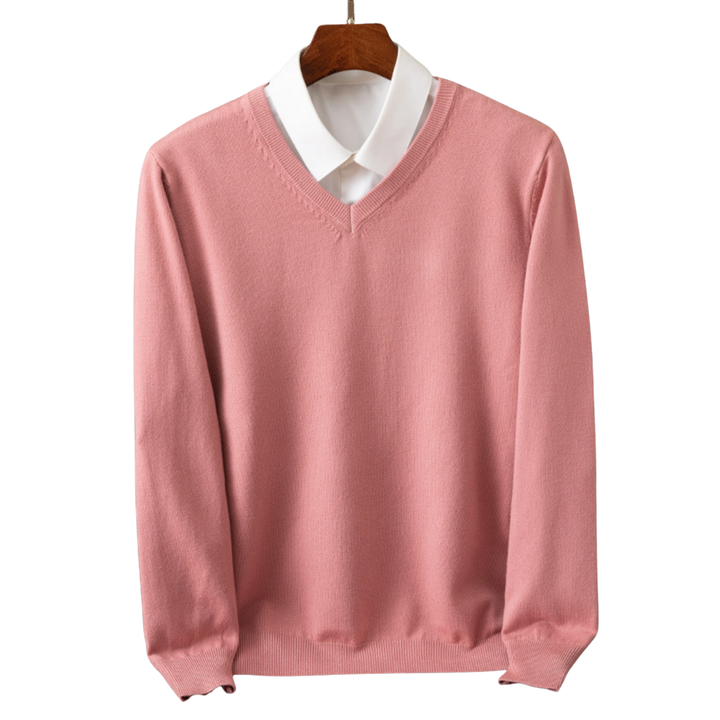 Pánsky V-Neck Pulóver