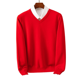Pánsky V-Neck Pulóver