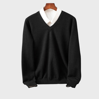 Pánsky V-Neck Pulóver