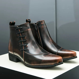 Lourenço - Elegantné Kožené Ankle Boots
