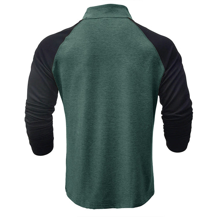 Bavlnená košeľa s elegantným vysokým golierom