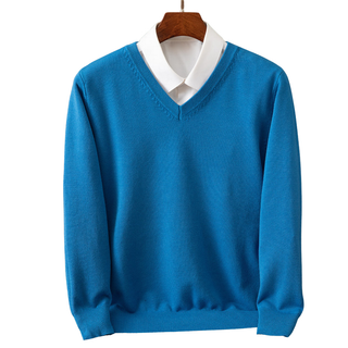 Pánsky V-Neck Pulóver