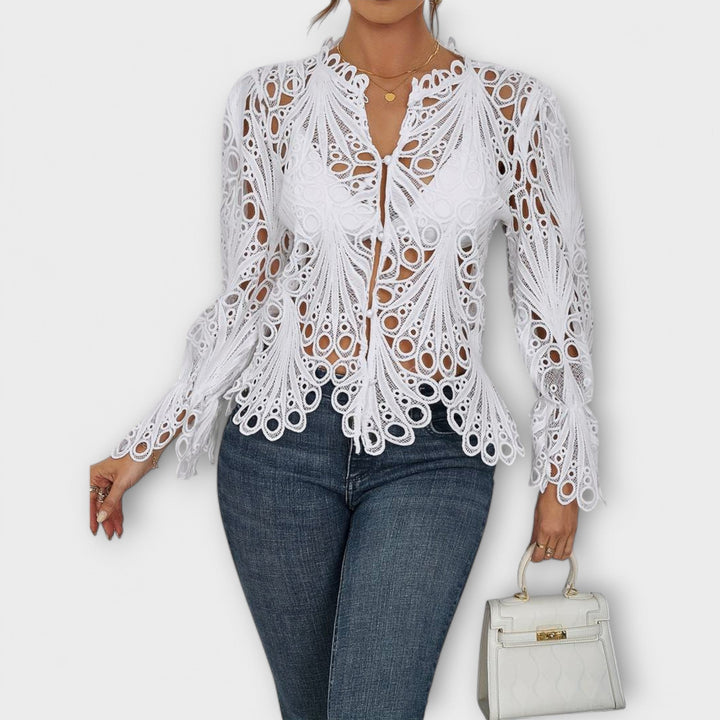 Stefania – Asymmetrical Blouse