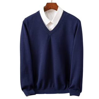 Pánsky V-Neck Pulóver