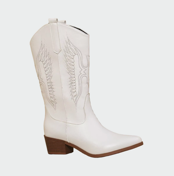 Kožené cowboyské topánky v západnom štýle