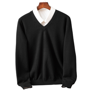 Pánsky V-Neck Pulóver