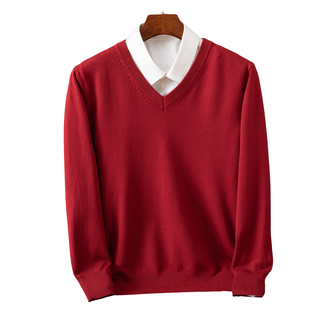 Pánsky V-Neck Pulóver
