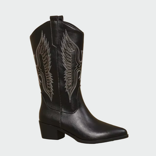 Kožené cowboyské topánky v západnom štýle