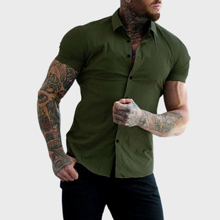 Anne – Slim Fit Krátký Rukáv Košile