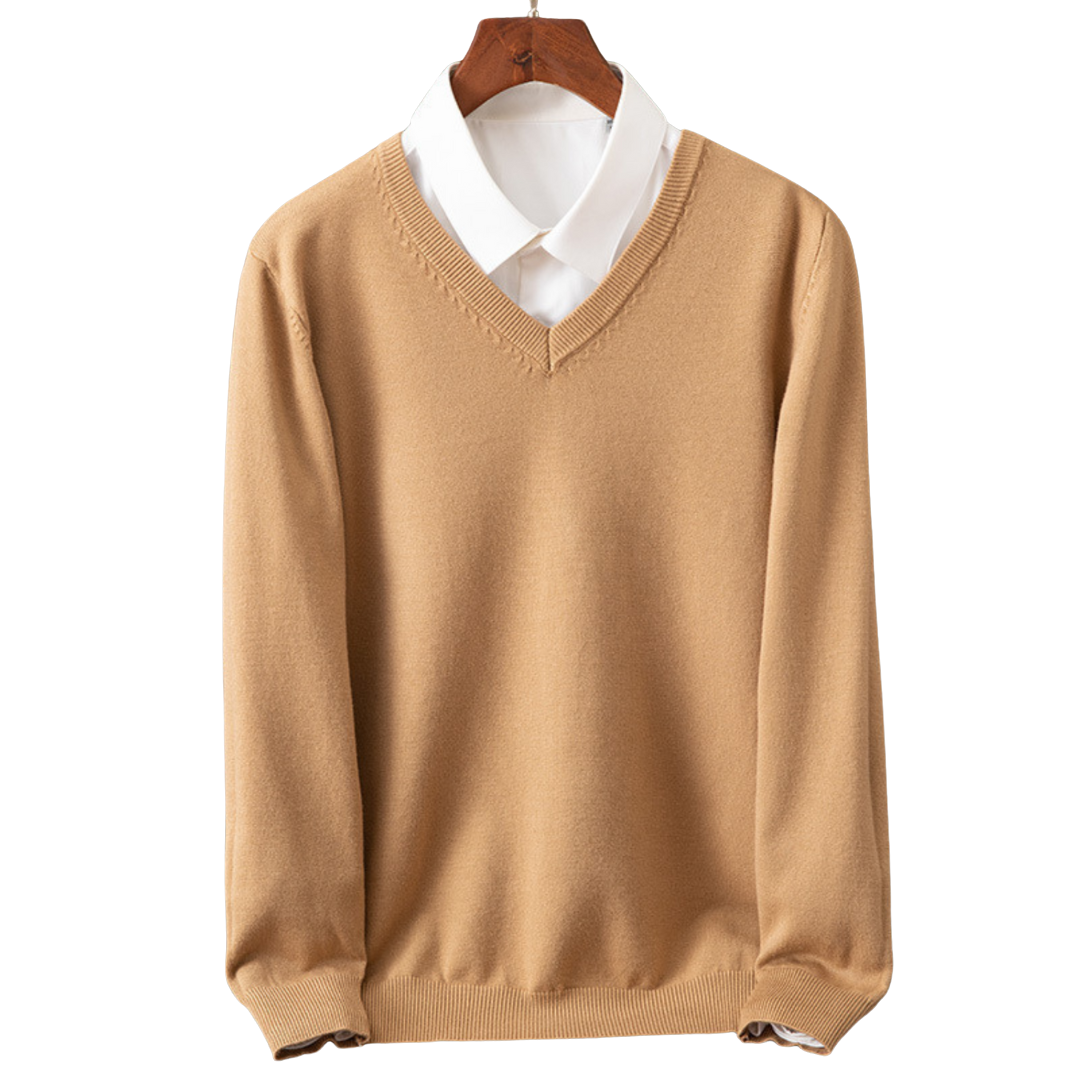 Pánsky V-Neck Pulóver