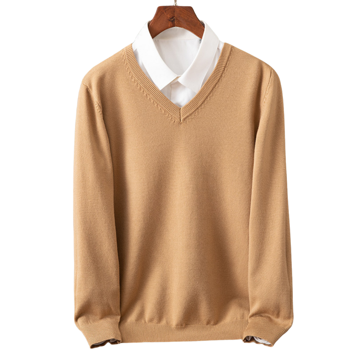 Pánsky V-Neck Pulóver