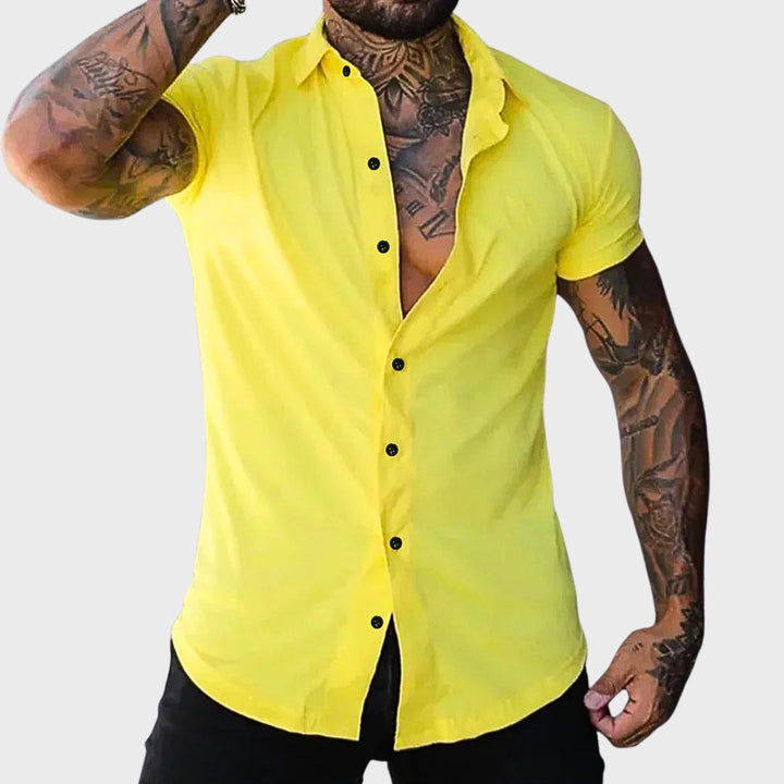 Anne – Slim Fit Krátký Rukáv Košile