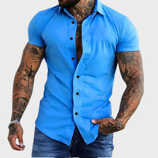 Anne – Slim Fit Krátký Rukáv Košile