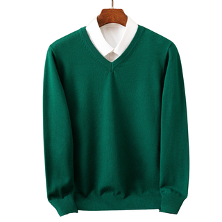Pánsky V-Neck Pulóver