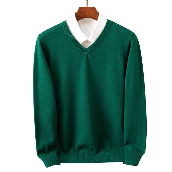 Pánsky V-Neck Pulóver