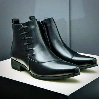 Lourenço - Elegantné Kožené Ankle Boots
