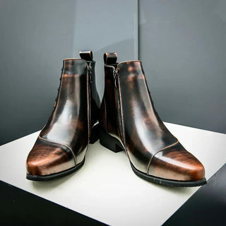 Lourenço - Elegantné Kožené Ankle Boots