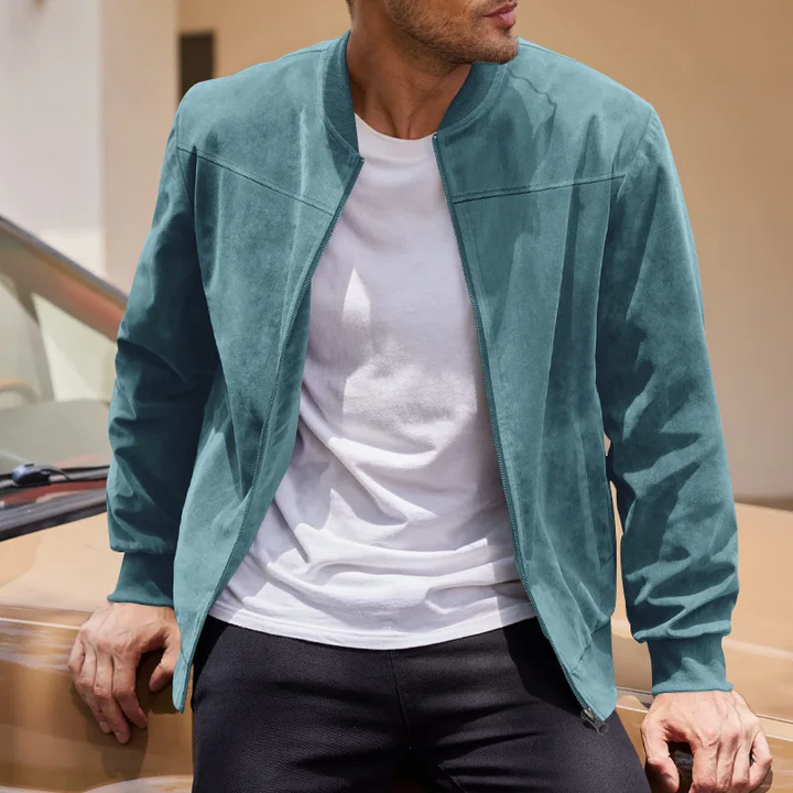 Šimon | Semišová Bomber Bunda