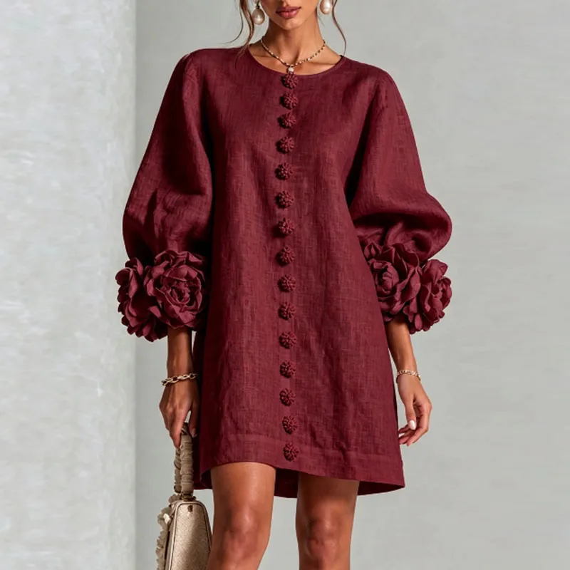 AMELIA | ELEGANTNÁ MINISUKŇA S RUKÁVAMI BUFFY