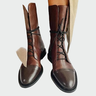 Ortopedické kožené boots