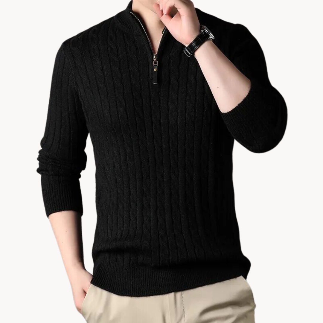 Viktorie – Pulóver s krátkým zipem