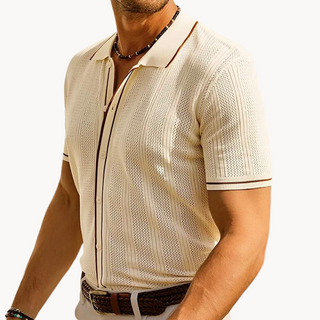 Krátky rukáv Polo tričko - Priedušný materiál