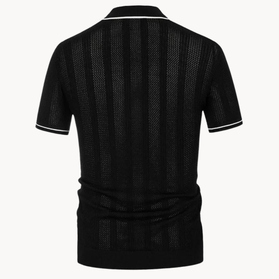 Krátky rukáv Polo tričko - Priedušný materiál