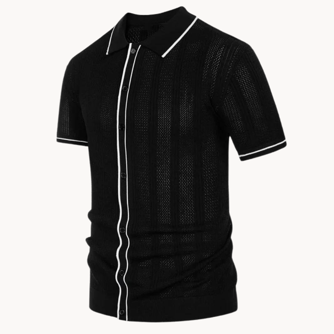 Krátky rukáv Polo tričko - Priedušný materiál