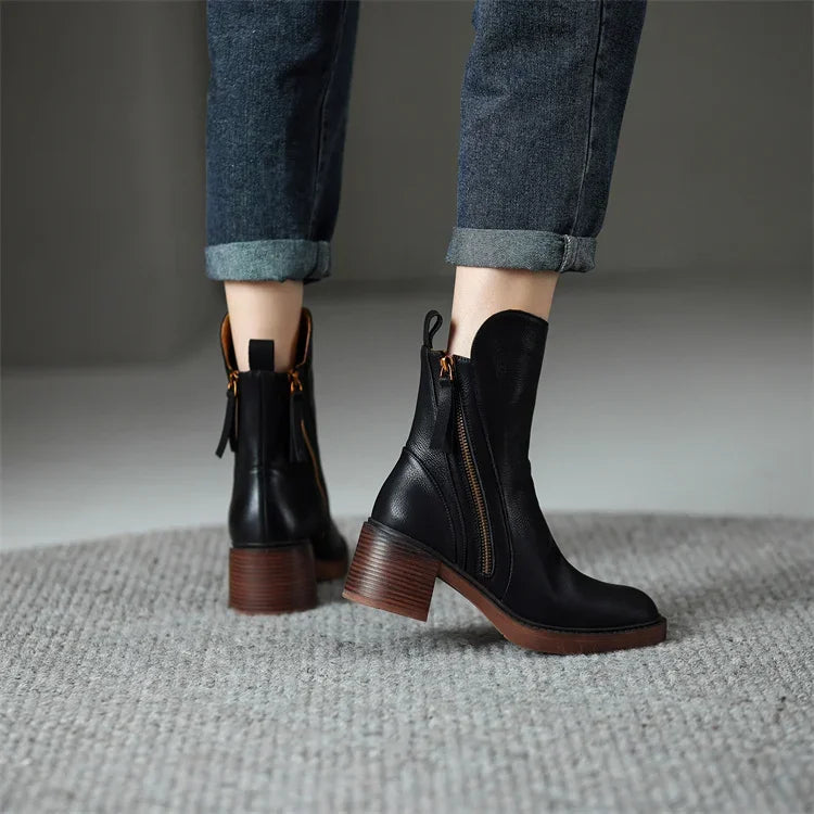 Katarína – Leather Boots