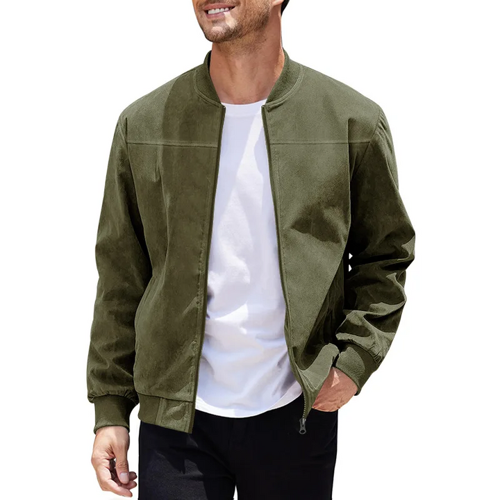 Šimon | Semišová Bomber Bunda