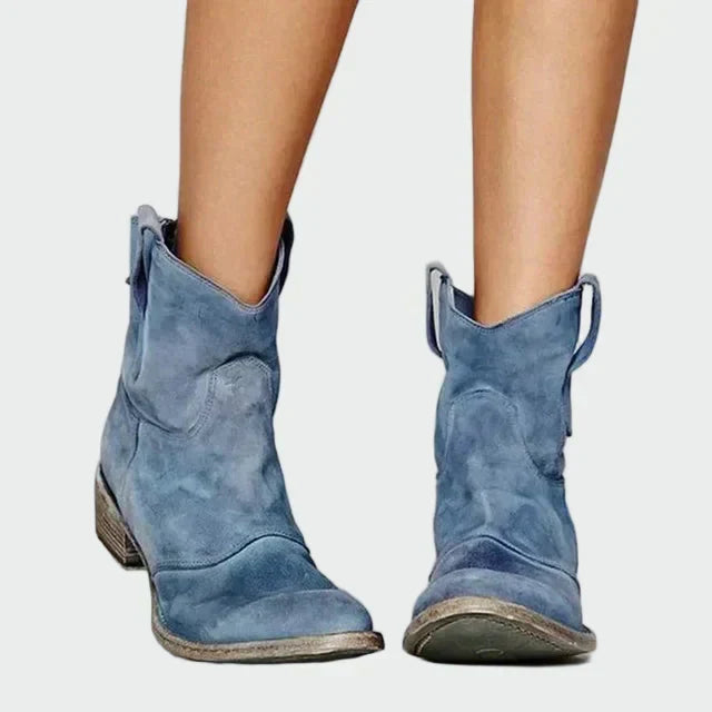 Retro členkové cowboyské čižmy