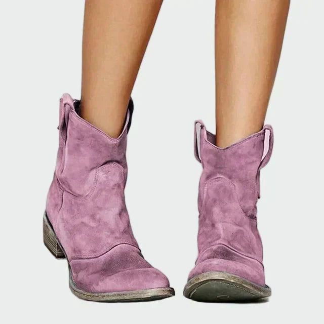 Retro členkové cowboyské čižmy