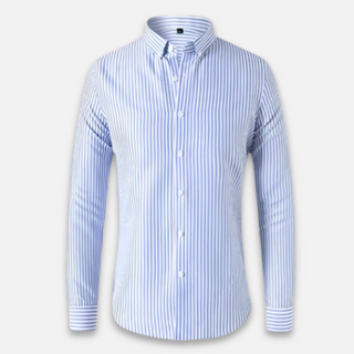 Soft Blend Overshirt - Pruhy