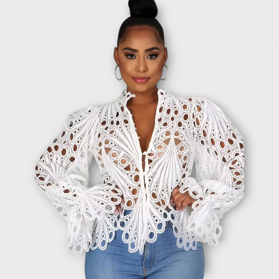 Stefania – Asymmetrical Blouse