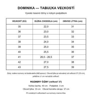 Dominika | Vysoké riasené čižmy s nízkym podpätkom