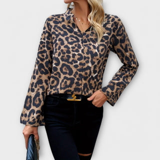Dana – Ležérna blúzka s leopardím vzorom