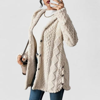 Irmhild – Kabát s plyšovou kapucí