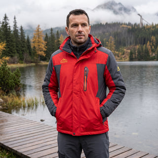 Jakub | Nepremokavá zateplená outdoorová bunda s kapucňou