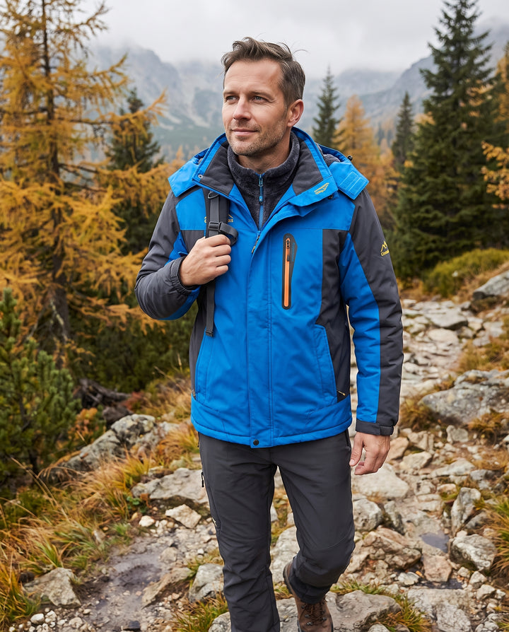 Jakub | Nepremokavá zateplená outdoorová bunda s kapucňou