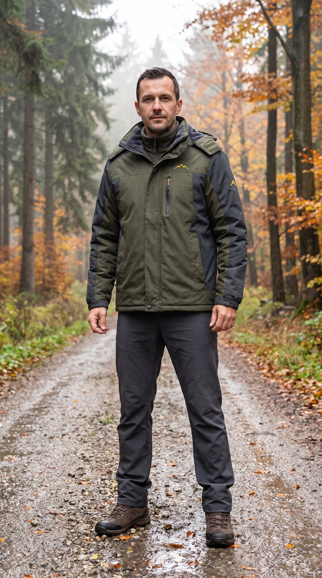 Jakub | Nepremokavá zateplená outdoorová bunda s kapucňou