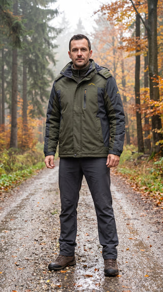 Jakub | Nepremokavá zateplená outdoorová bunda s kapucňou