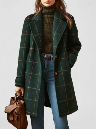 Irish Checkered Pattern Coat