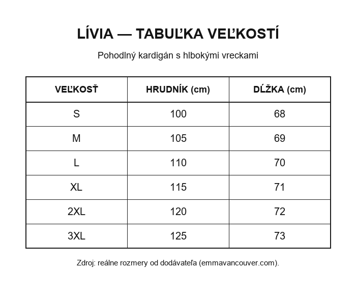 Lívia | Pohodlný kardigán s hlbokými vreckami