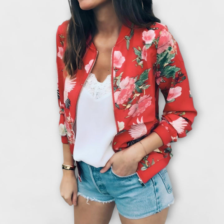 Dorota – Štýlový kvetinový bomber