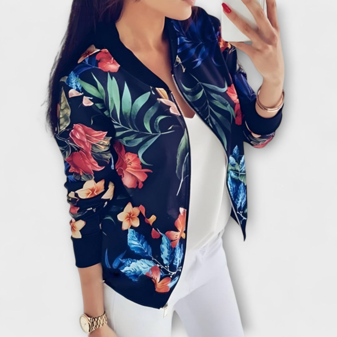 Dorota – Štýlový kvetinový bomber