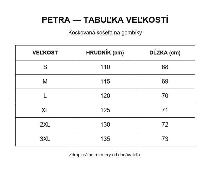 Petra | Kockovaná košeľa na gombíky